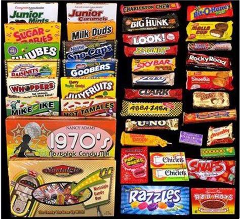 vintage candy from the 70s